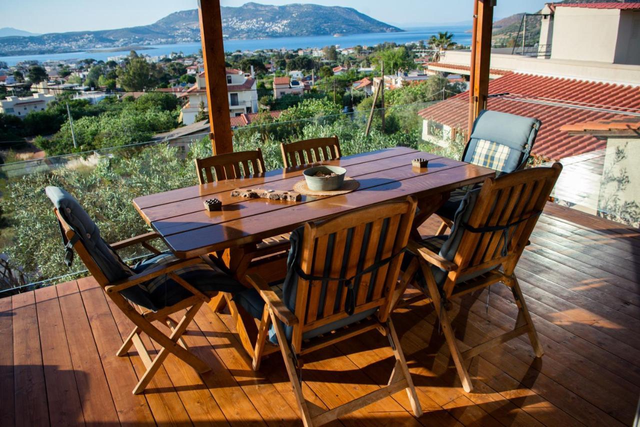 Small House Great View In Porto-Rafti Gulf ปอร์โตราฟตี ภายนอก รูปภาพ